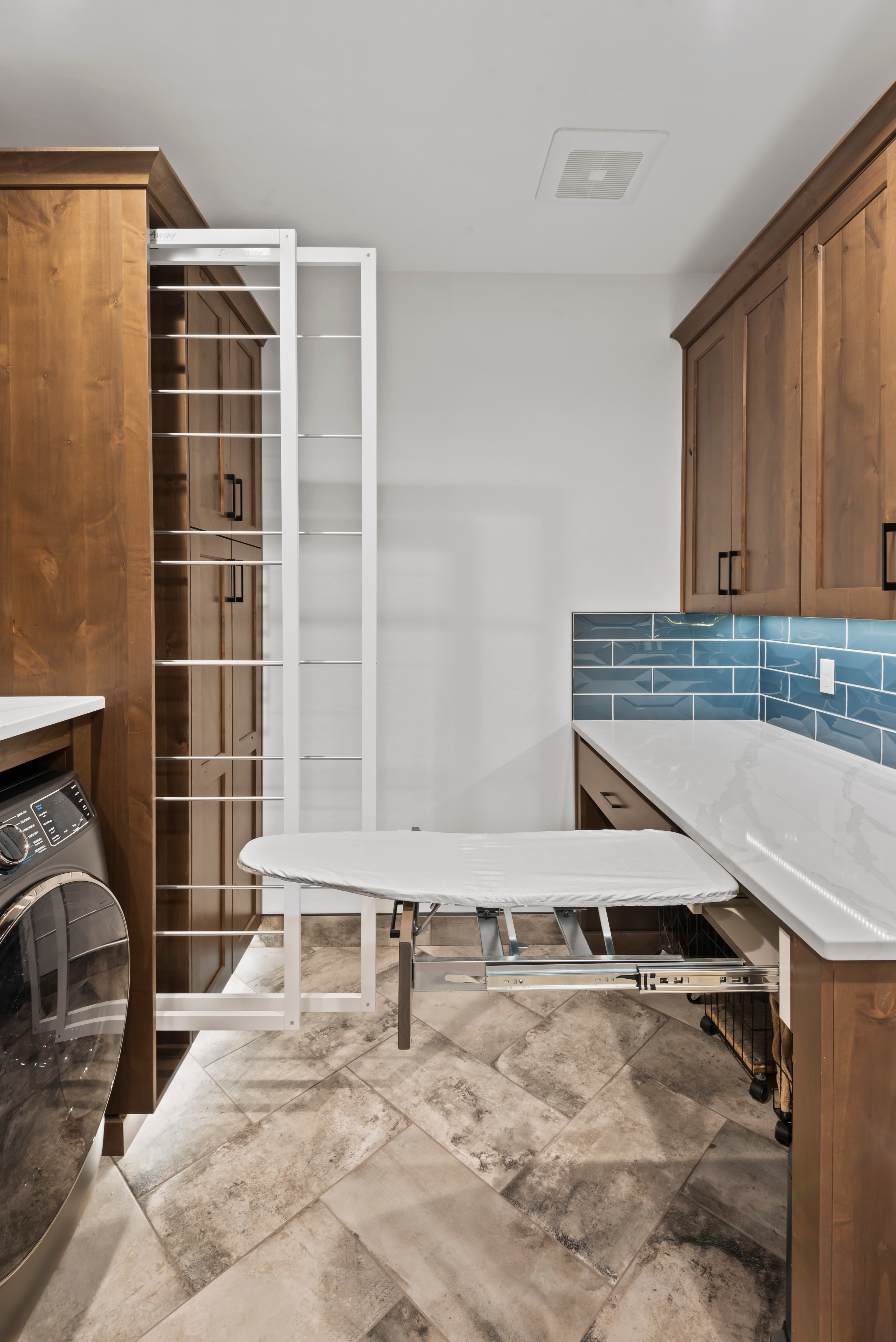 Custom laundry room cabinetry project 6