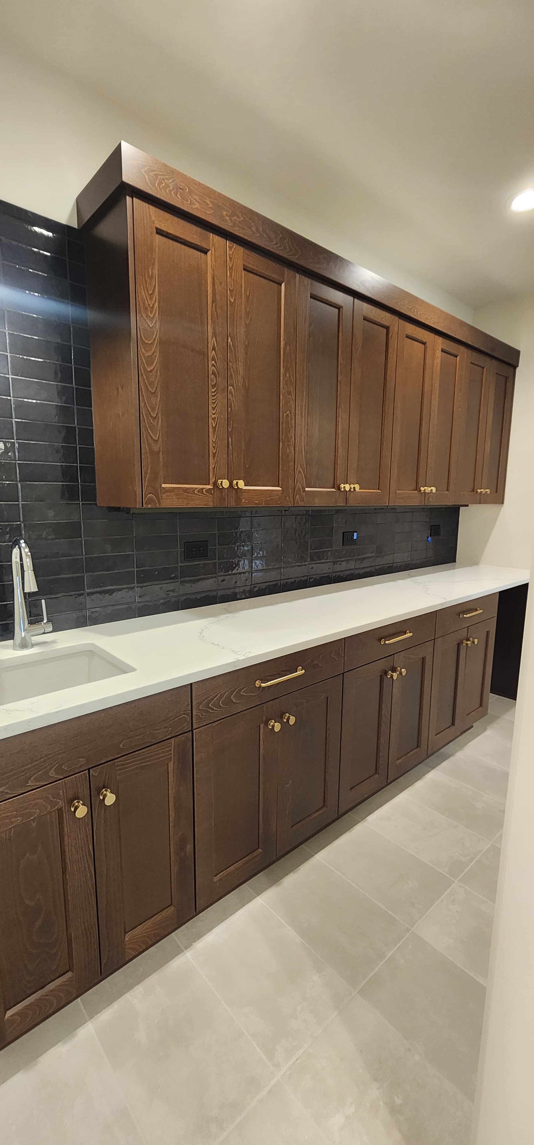 Custom laundry room cabinetry project 10