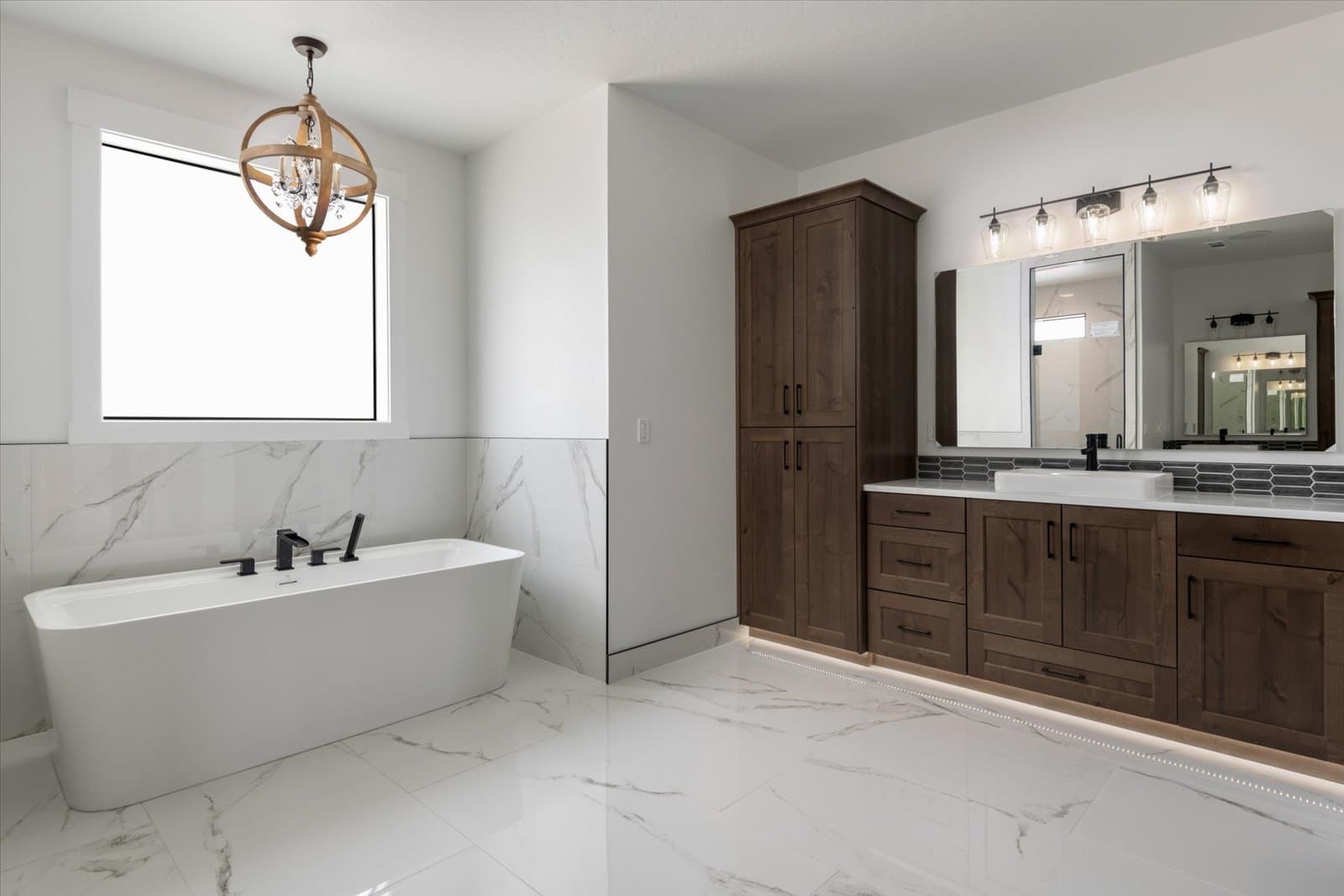 Custom bathroom vanity project 6
