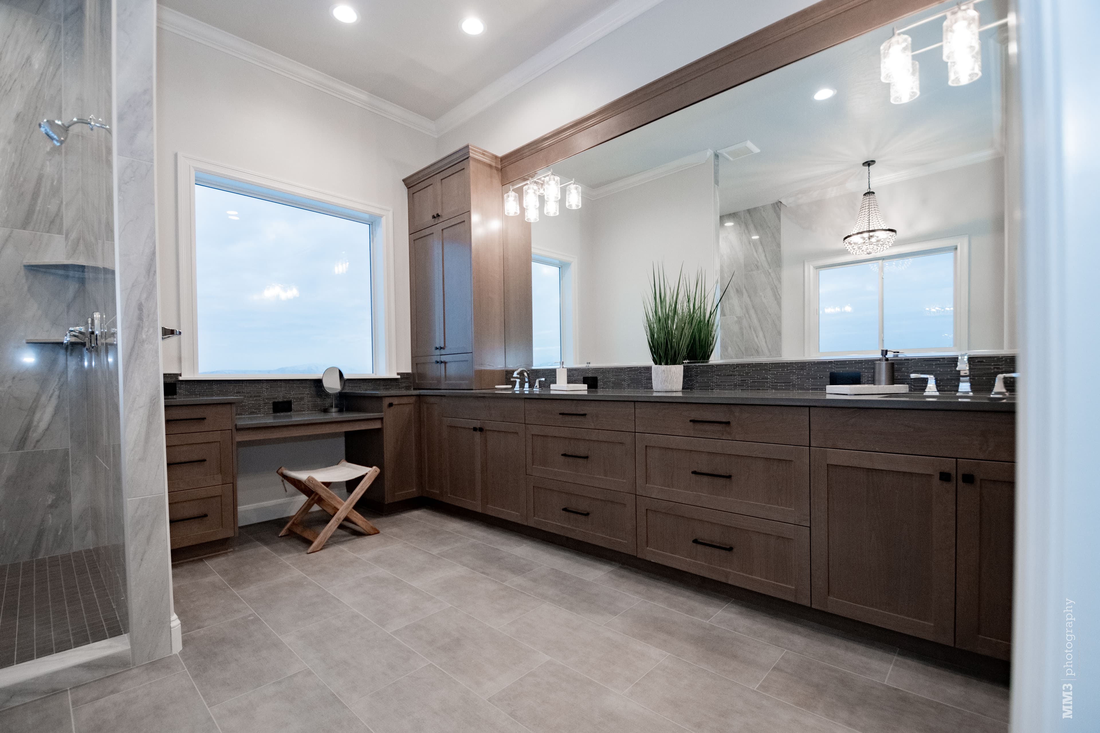Custom bathroom vanity project 12